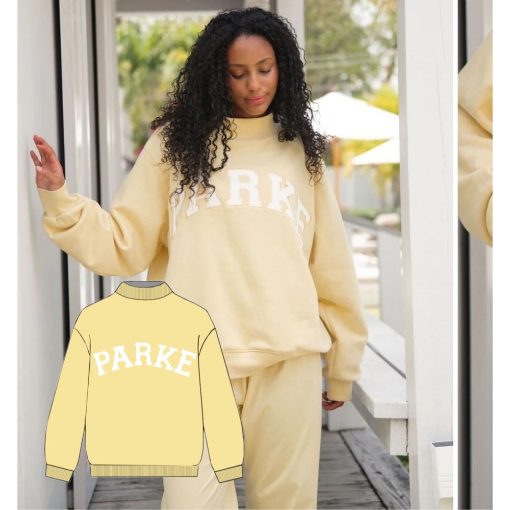 PARKE Women's Yellow Sweatshirt